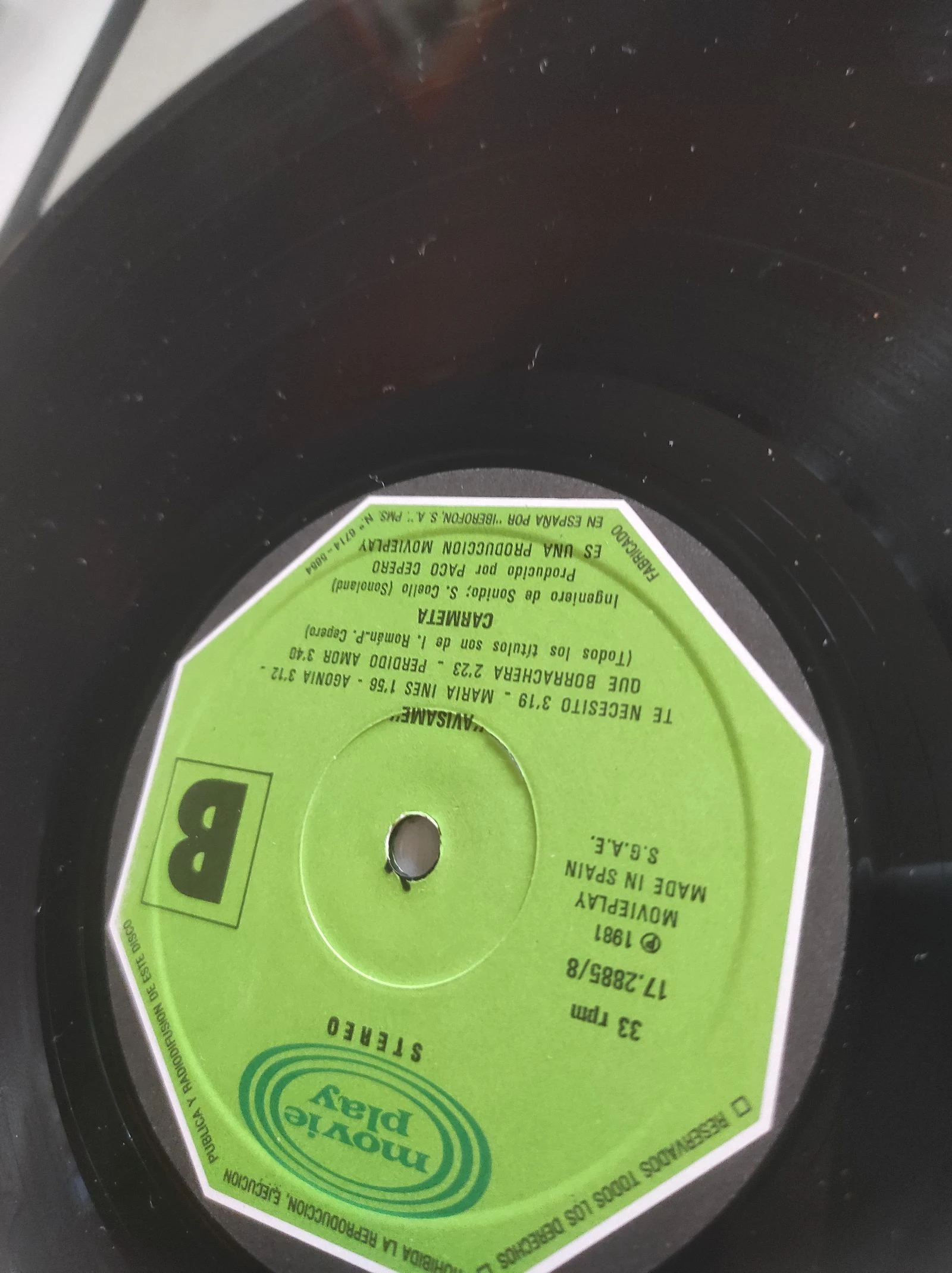 Avisame, Carmeta 1981 vinyl – photo 7
